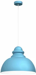 Milagro Lampa wisząca CORIN BLUE 1xE27 MLP7982 - Lampy sufitowe - miniaturka - grafika 2