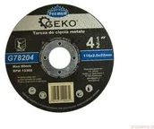 Tarcze do pił - Geko Tarcza do cięcia metalu PREMIUM 115x2mm G78204 - miniaturka - grafika 1
