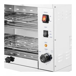 ROYAL CATERING Opiekacz Salamander - 3200 W ROYAL CATERING 10012084 RC-SGI01 - Piece, kotły  i płyty grzejne gastronomiczne - miniaturka - grafika 4