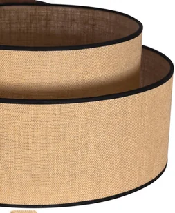 Euluna Lampa stojąca Boho jute & black, 145cm - Lampy stojące - miniaturka - grafika 2