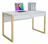 Biurka dla dzieci - Skandynawskie białe biurko drewniane K9-M16 - miniaturka - grafika 1