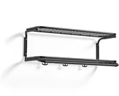 Wieszaki i stojaki - AJ Produkty Wieszak na ubrania CLASSIC, czarny - miniaturka - grafika 1