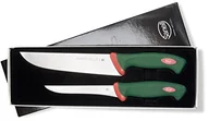 Noże kuchenne - Linia sanelli Premana Professional, kuchnia zestaw 2 sztuki:, stal nierdzewna, zielony i czerwony, 39.0 x 13.0 x 3.0 cm 900602 - miniaturka - grafika 1