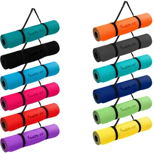 Movit SZARA MATA TPE 190x100x0,6cm DO ĆWICZEŃ FITNESS - Maty do ćwiczeń - miniaturka - grafika 6