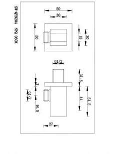 Laveo Laveo Kvadrato - przyłącze kątowe z uchwytem na słuchawkę czarny NPQ 760K - Akcesoria hydrauliczne - miniaturka - grafika 3