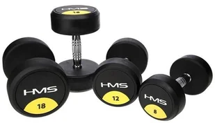 HMS HG PRO 4 KG HANTLE GUMOWANE HMS 17-66-147 - Hantle i ciężarki - miniaturka - grafika 4