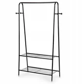 Półki i regały dla dzieci - Wieszak stojący stojak z 2 półkami na ubrania buty - miniaturka - grafika 1