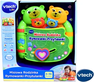 Vtech VTECH Misiowa Rodzinka Rymowanki-Przytulanki  OD 199 ZŁ! GXP-674570 - Modele do sklejania - miniaturka - grafika 4