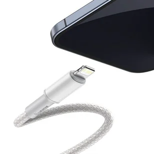 BASEUS BASEUS DATA PD20W KABEL USB-C DO LIGHTNING 1M BIAŁY 17062 - Kable komputerowe i do monitorów BASEUS BASEUS DATA PD20W KABEL USB-C DO LIGHTNING 1M BIAŁY 17062 - Kable komputerowe i do monitorów - miniaturka - grafika 7
