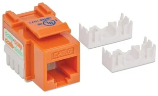 Keystone Intellinet Intellinet Moduł Cat6 UTP RJ45 zaciskany pomarańczowy 210775 - Wtyczki i adaptery - miniaturka - grafika 6