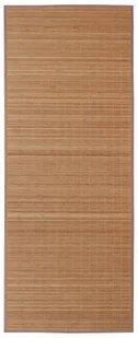 vidaXL Brązowy, prostokątny dywan bambusowy, 80x300 cm - Dywany - miniaturka - grafika 3