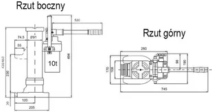 443 DOSTAWA GRATIS! 44366776 Hydrauliczny podnośnik maszynowy udźwig 10000 kg skok 230mm) 66776-uniw - Podnośniki 443 DOSTAWA GRATIS! 44366776 Hydrauliczny podnośnik maszynowy udźwig 10000 kg skok 230mm) 66776-uniw - Podnośniki - miniaturka - grafika 2