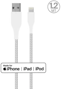 PURO Kabel USB-A Lightning 1.2 m Biały - Kable USB - miniaturka - grafika 4
