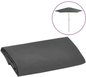 Parasole ogrodowe - vidaXL Zamienne pokrycie do parasola ogrodowego, antracytowe, 300 cm 313796 - miniaturka - grafika 1