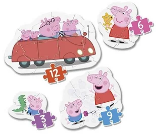 Clementoni Moje Pierwsze Puzzle Peppa Pig - - Puzzle - miniaturka - grafika 2