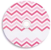 Nośniki danych - Płyta DVD chevron róż TS (DVD-R 4,7GB 16x) - miniaturka - grafika 1