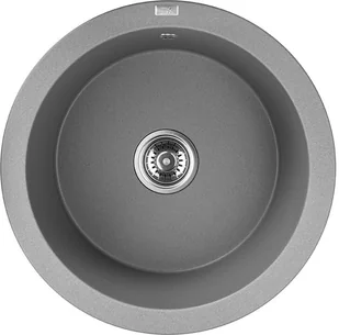Laveo Dafne - zlewozmywak 2-komorowy bez ociekacza szary SBD 520T - Zlewozmywaki - miniaturka - grafika 6