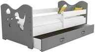 Łóżka dla dzieci i młodzieży - Meble Magnat Miki Dinozaur 160x80 - miniaturka - grafika 1