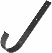 Rynny i akcesoria - Cellfast Hak rynnowy metalowy prosty 125 mm grafit - miniaturka - grafika 1