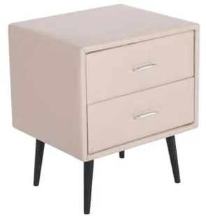 Beliani Zestaw mebli do sypialni ekoskóra 160 x 200 cm beżowy ESSONNE - Łóżka - miniaturka - grafika 7