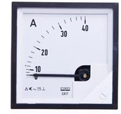 Inne urządzenia pomiarowe - LUMEL Amperomierz analogowy tablicowy 40A 72x72mm IP50 C3 K=90 st EA17N E21100000000 EA17N E21100000000 - miniaturka - grafika 1
