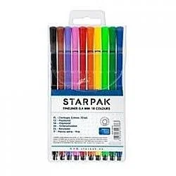 Starpak Cienkopis Okr 0,4mm 10kol - Długopisy - miniaturka - grafika 2