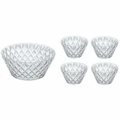 Miski i półmiski - Koziol Misa Crystal z 4 miseczkami transparentna 3658535 - miniaturka - grafika 1
