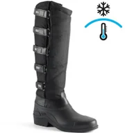 Buty do jazdy konnej - Kerbl Ciepłe buty jeździeckie na rzep unisex - miniaturka - grafika 1