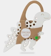 Zabawki zręcznościowe - Milin Przeplotka Dinozaur Aleks przeplatanki dla dzieci - miniaturka - grafika 1