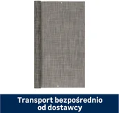 Ogrodzenia - Osłona balkonowa oczkowana 1x25 m technorattan szara - miniaturka - grafika 1
