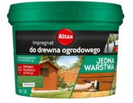 Farby i impregnaty do drewna - Altax impregnat do drewna ogrodowego, zielony, 10 l - miniaturka - grafika 1