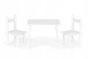 Zestawy mebli dla dzieci - Zestaw Mebli Dla Dzieci Stół Stolik + 2 Krzesła - miniaturka - grafika 1
