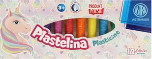 ASTRA papiernicze Plastelina Jednorożec 12 kolorów papiernicze - Masy plastyczne - miniaturka - grafika 2