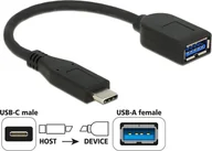 Kable USB - Digitus Kabel USB USB 3.1 C/A 0.1m Czarny 65684 - miniaturka - grafika 1