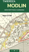 Atlasy i mapy - JB72 Twierdza Modlin. Mapa fortyfikacji i garnizonu, 1:17 0000 praca zbiorowa - miniaturka - grafika 1