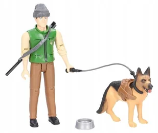 Bruder 62660 Figurka leśniczy z psem + akcesoria - Figurki dla dzieci - miniaturka - grafika 2