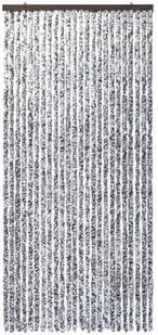 VidaXL Zasłona przeciwko owadom, brąz i beż, 100x220 cm, szenil 284278         VidaXL - Moskitiery - miniaturka - grafika 11