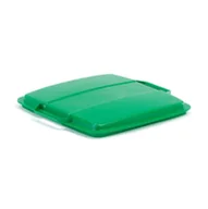 Kosze na śmieci - AJ Produkty Pokrywa do kosza na śmieci OLIVER o poj. 90 L, zielony - miniaturka - grafika 1