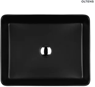 Oltens Oltens Forde umywalka 51x40,5 cm nablatowa prostokątna czarny mat 40303300 OLT-40303300-0 - Umywalki - miniaturka - grafika 6