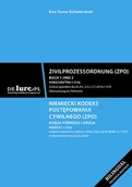 Prawo - DE iure PL Zivilprozessordnung (ZPO). Buch 1 und 2 / Niemiecki kodeks postępowania cywilnego (ZPO). Księga pierwsza i druga Ewa Tuora-Schwierskott - miniaturka - grafika 1