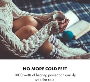 Klarstein Klarstein Hot Spot Slimcurve Double Wave grzejnik typu 2 w 1 ACO7-HtSpSlmcrvDW10W - Ogrzewanie przenośne - miniaturka - grafika 5