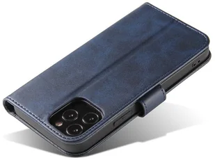 Hurtel Futerał etui portfel z klapką do iPhone 12 Pro / iPhone 12 niebieski - Etui i futerały do telefonów - miniaturka - grafika 5