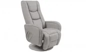 Fotele - Halmar PULSAR 2 recliner z funkcją masażu popielaty - miniaturka - grafika 1