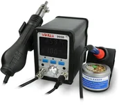 Akcesoria do lutowania - Yihua Stacja lutownicza 2w1 hotair i grotowa Yuihua 995D z wentylatorem w kolbie - 720W DLT-16456 - miniaturka - grafika 1