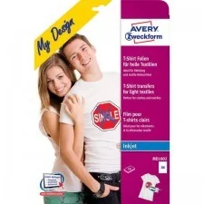 Avery Zweckform Folia do wprasowania na jasne tkaniny biała A4 10 arkuszy Zweckform MD1002 - Etykiety samoprzylepne i bloki etykiet - miniaturka - grafika 6