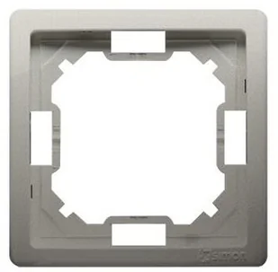 Kontakt Simon Ramka pojedyncza Basic satynowa - Klawisze i ramki - miniaturka - grafika 3