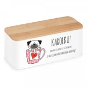 Gadżety dla niej i dla niego - Murrano Zestaw Herbat w Metalowym Pudełku Nadruk Mops PDM1-HERx3-019 - miniaturka - grafika 1