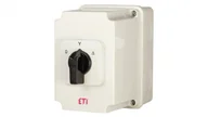 Wyłączniki światła i elektryczne - ETI polam Łącznik krzywkowy 0-gwiazda-trójkąt 3P 25A /w obudowie/ ETICAM CS 25 12 PN1 004773217 004773217 - miniaturka - grafika 1