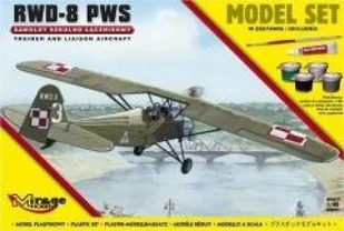 Mirage Hobby Samolot Szkolno - Łącznikowy "RWD-8 PWS" - Modele do sklejania - miniaturka - grafika 4