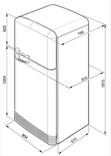 Lodówka Smeg FAB50RWH - Lodówki - miniaturka - grafika 4